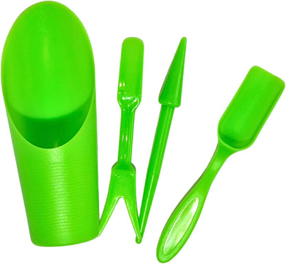Garden Shovel Hand Tools Transplanting Potting Bonsai Soil Scoop Plastic Succulent Kits,Mini Garden Plant Care Shovel Soil (Black)