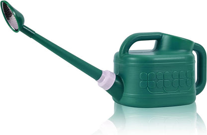Garden Watering Can for Indoor & Outdoor Plants, Plastic Watering Can 1 Gallon with Long Spout & Removable 360 Degree Rotation Sprinkler Head, Lightweight Watering Pot for Houseplants - Blue