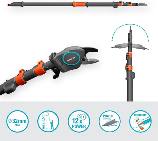 Extendable Tree Pruner with Rotating Head
