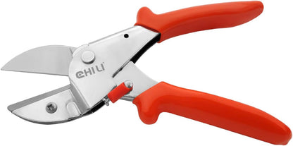 8" Pruning Shears with SK-5 Blades, Bypass Anvil Pruner, Hand Pruner, Clippers for Gardening Tools, Hi-Leverage Type (Ø ≦ 17MM), Made In Taiwan
