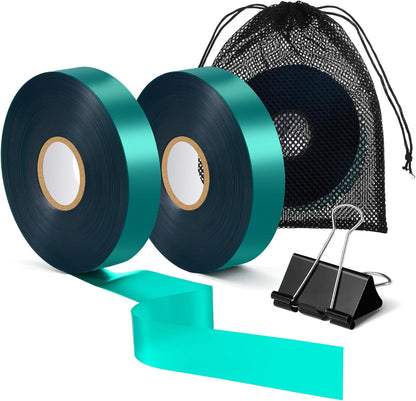 Plant Tie Tape, 1 in x 197 ft Stretchable Green Garden Tape for Plants, Soft Non-Adhesive PVC Plant Ties for Tomatoes, Grapes, Vines, Trees, Branches & Climbing Plants