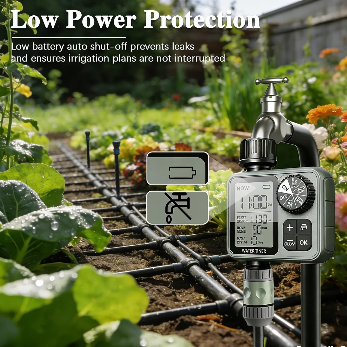 Digital Pogrammable Hose Timers with Rain Delay/Manual/Automatic