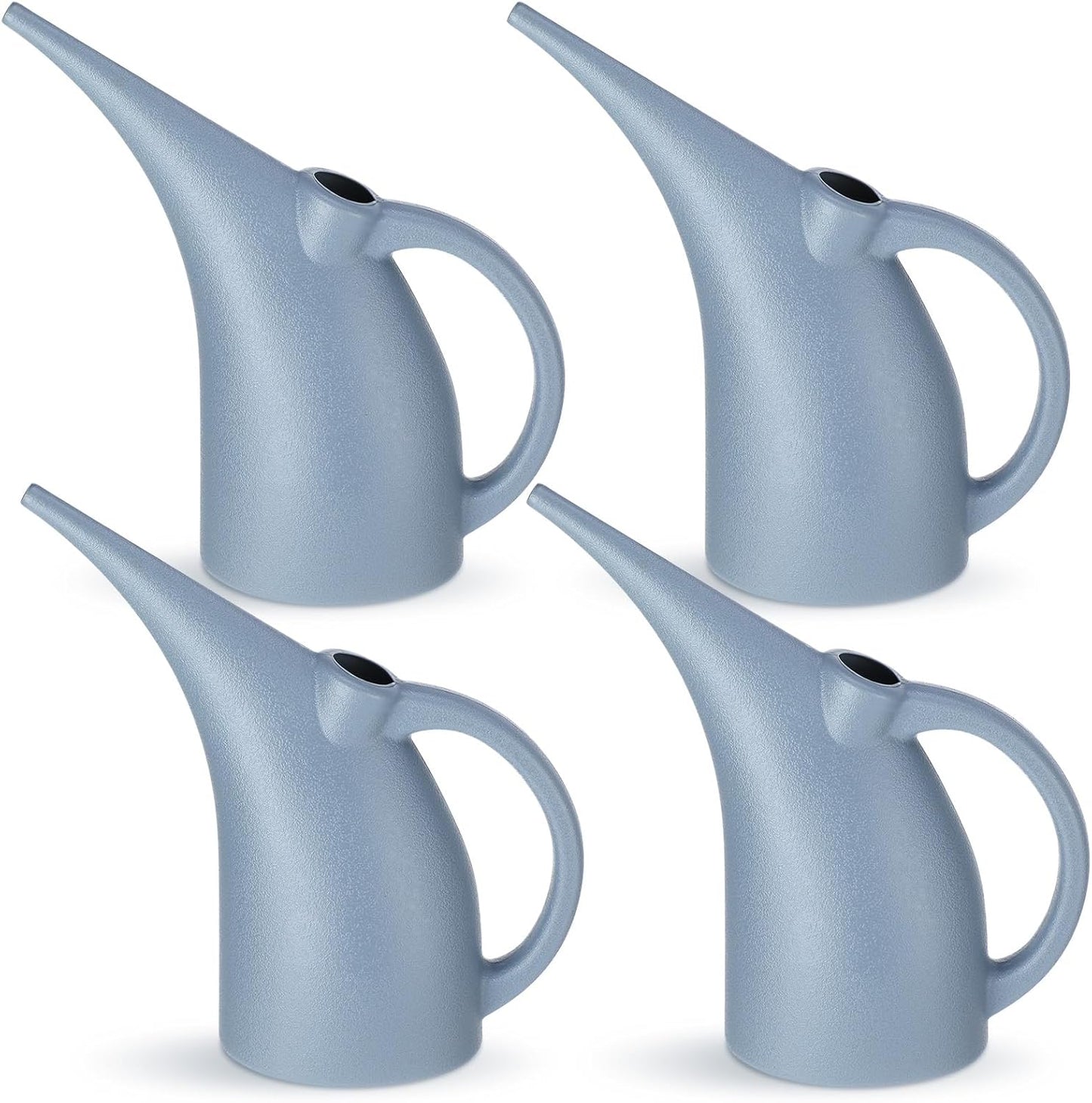 4 Pack Small Indoor Watering Plant Can 1/4 Gallon Plastic Long Spout Indoor Outdoor Plant Watering Cans Bulk Pot, Precise Pour for Houseplants Succulents Garden Office Decor