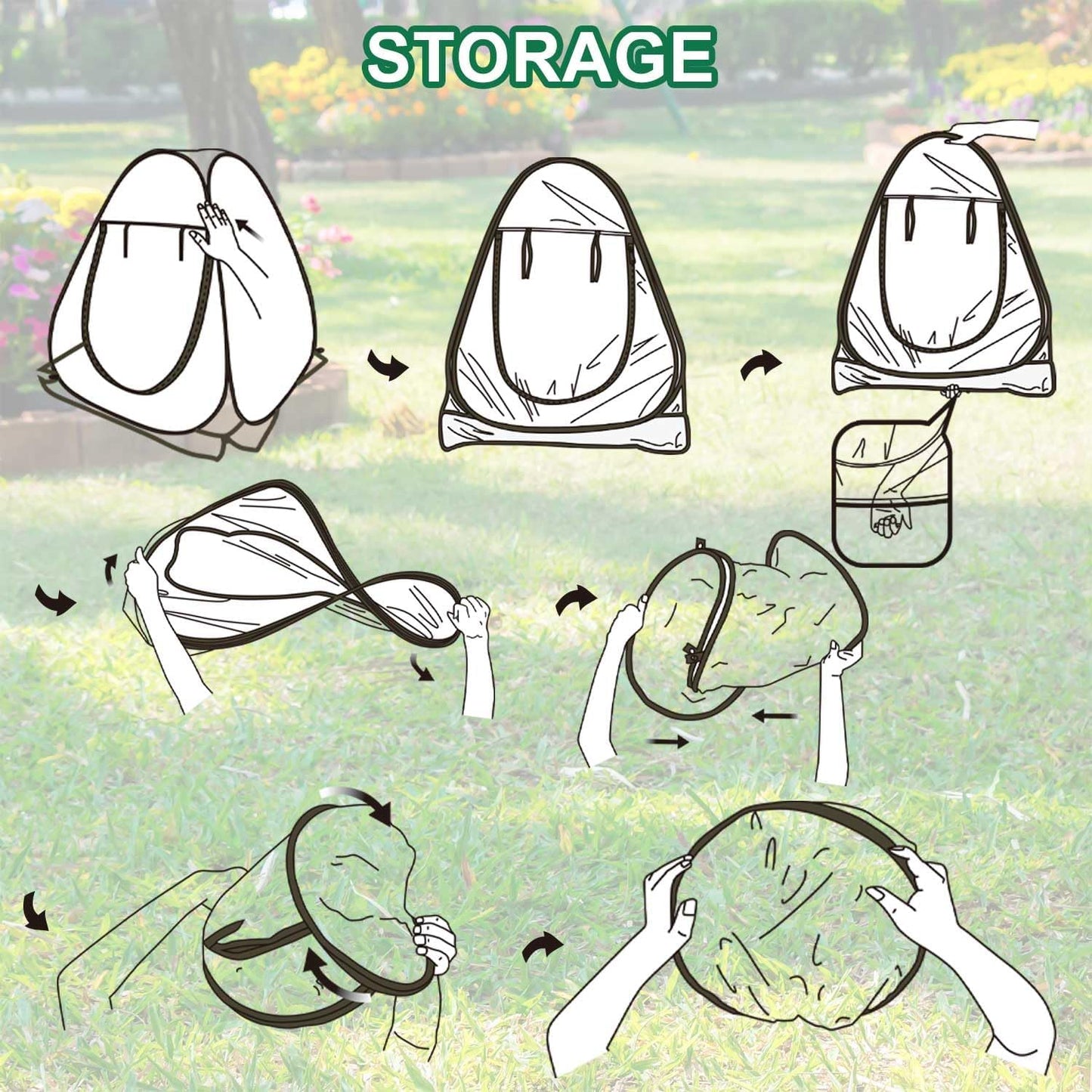 Plant Mini Greenhouse Pop Up Greenhouse Covers, Transparent Freeze Protection PVC Tent with Roll-up Zipper Entry Doors for Indoor and Outdoor Gardens Protecting Plant from Cold Frost (PVC, 39x39x39in)