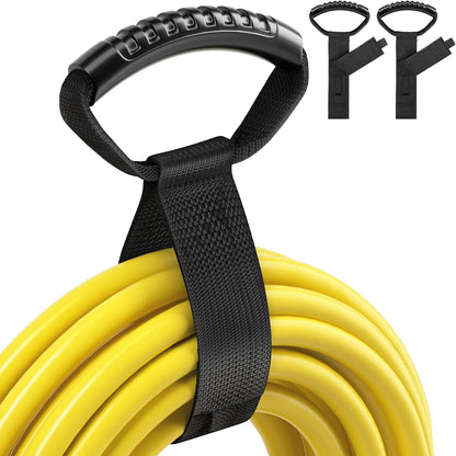 Extension Cord Storage Straps 17", 2 Pack, Black