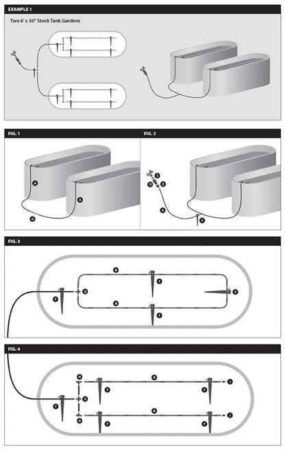 GARDENKIT Drip Irrigation Kit