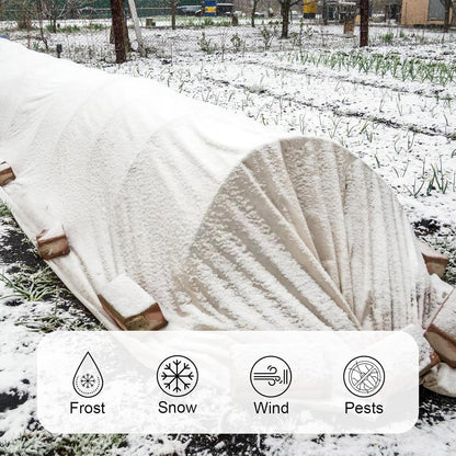 Plant Freezes Protection Cover,Rapid Growth Plant Cover in Promotion Cold Weather,Breathable Windproof Floating Row Cover,Protective Floating Row Covers for Plants,Gardens 300x1000cm