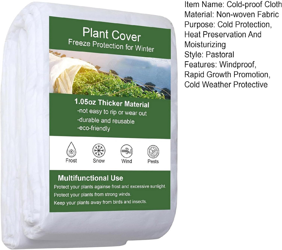 Plant Freezes Protection Cover,Rapid Growth Plant Cover in Promotion Cold Weather,Breathable Windproof Floating Row Cover,Protective Floating Row Covers for Plants,Gardens 300x1000cm
