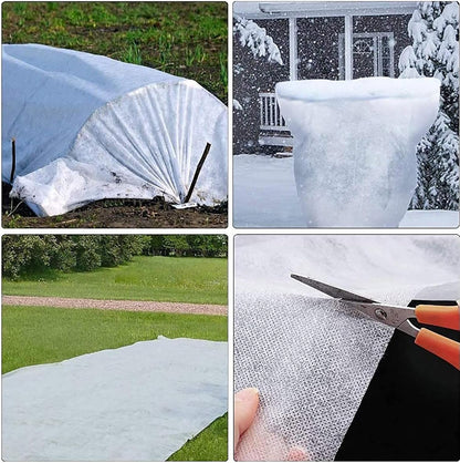 Plant Freezes Protection Cover,Rapid Growth Plant Cover in Promotion Cold Weather,Breathable Windproof Floating Row Cover,Protective Floating Row Covers for Plants,Gardens 300x1000cm