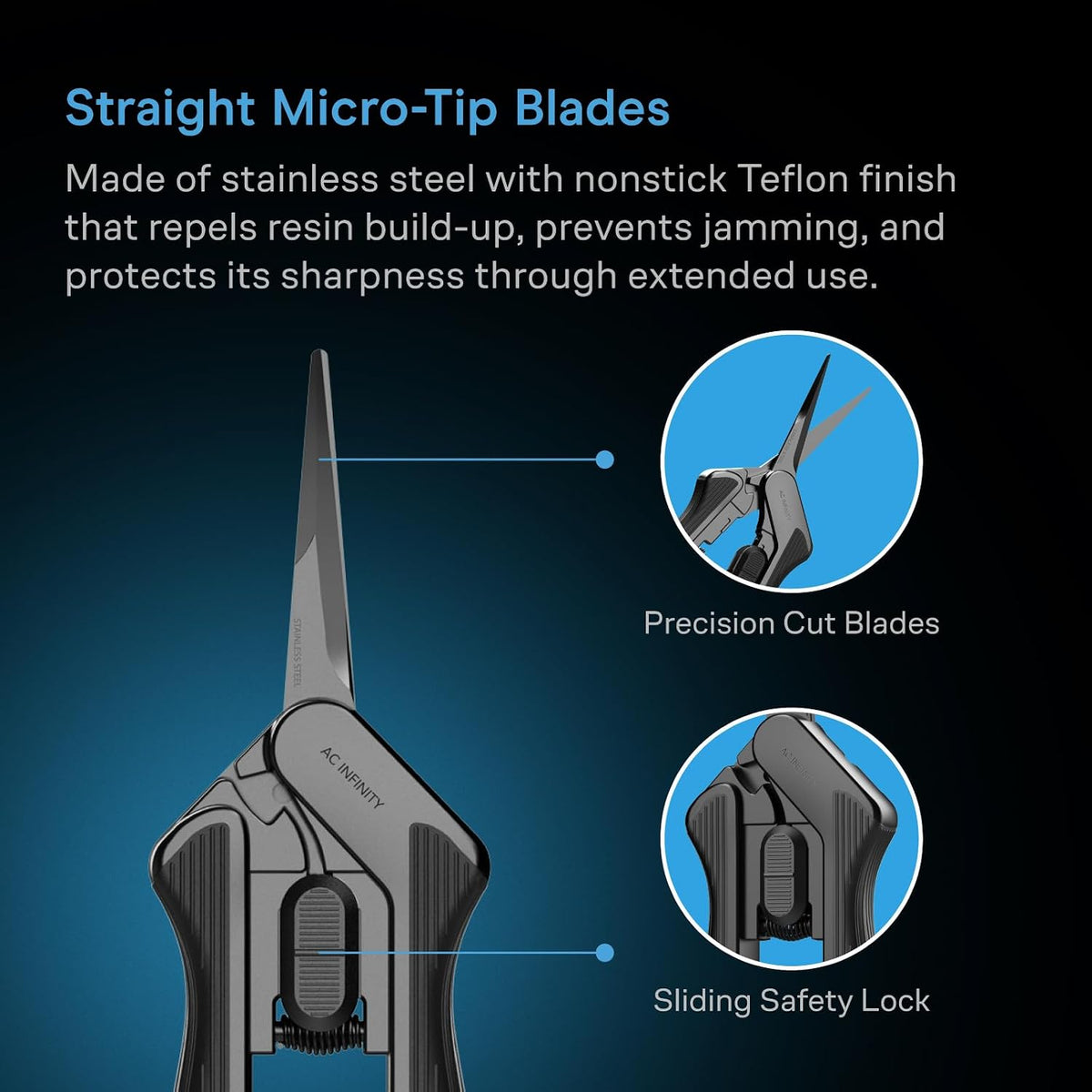 6.6” Stainless Steel Pruning Shear.