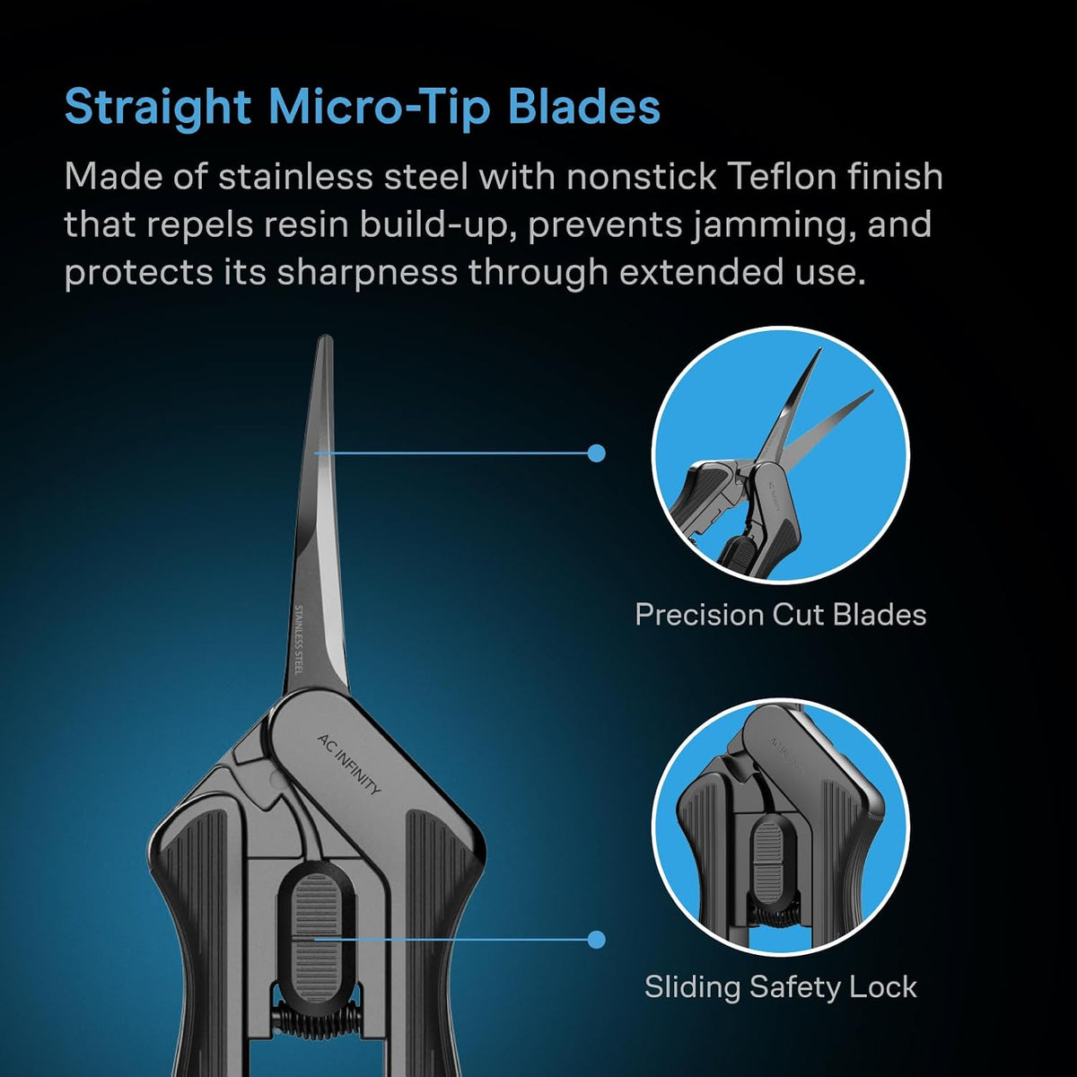 6.6” Stainless Steel Pruning Shear.