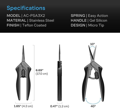 6.6” Stainless Steel Pruning Shear.
