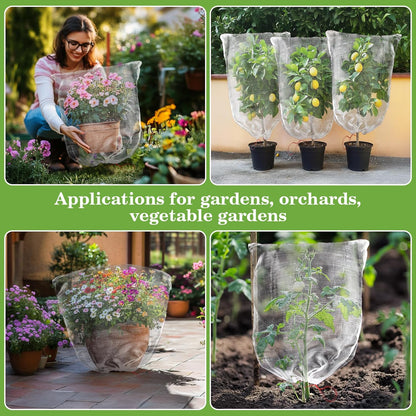 Bird Netting for Garden Protection - 3 PCS Blueberry Bush Netting, 2.3 x 3.3 FT