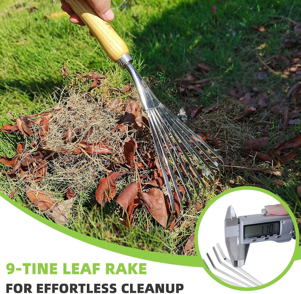 Hand Rake, Small Rake for Gardening, Mini Rakes for Flower beds