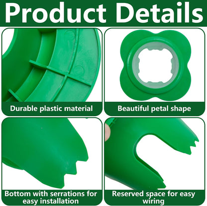12 Pcs Lawn Sprinkler Head Protector with 3.8 Inch Inner Diameter