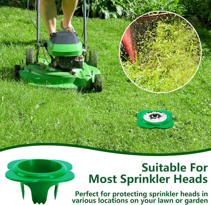 12 Pcs Lawn Sprinkler Head Protector with 3.8 Inch Inner Diameter