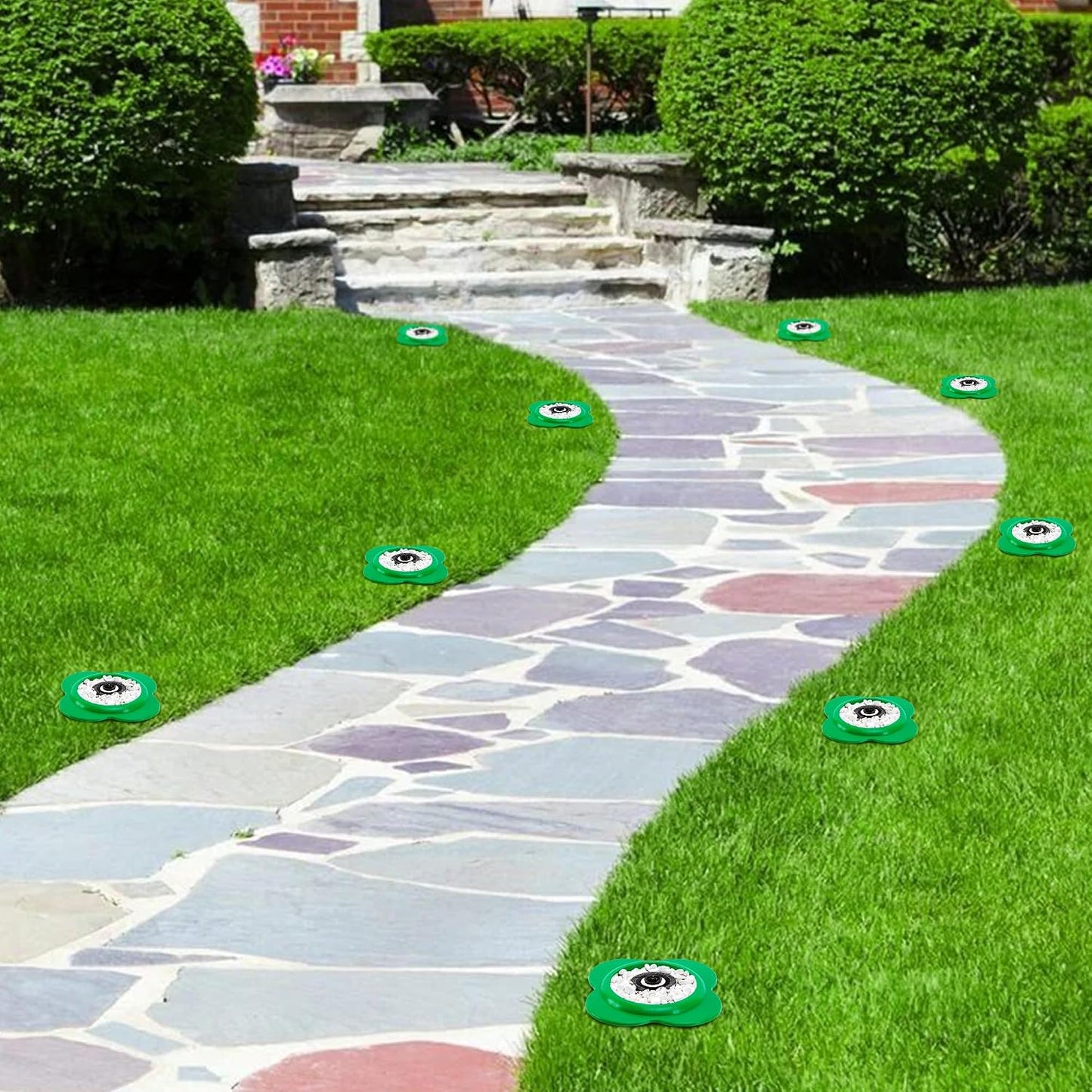 12 Pcs Lawn Sprinkler Head Protector with 3.8 Inch Inner Diameter