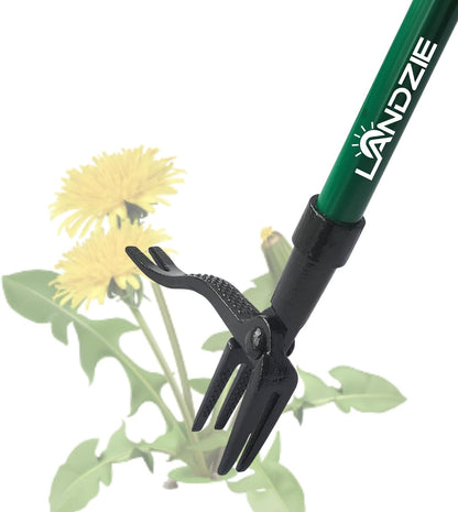 Weed Puller Tool 55", Stand Up Weeder with Long Handle