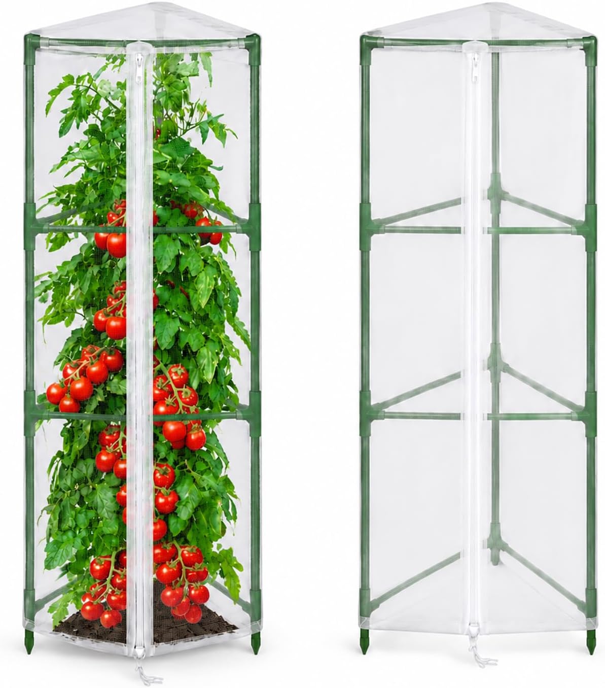 Garden Tomato Plant Cover Netting, Fits 40–55" Tomato Cages