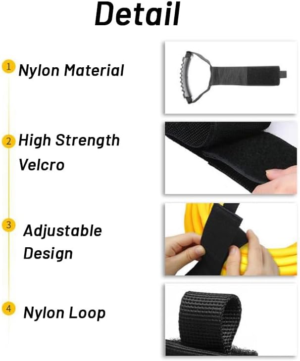 Cable Storage Straps - 1 Pack Garden Hose Storage Straps - Heavy-Duty Hook and Loop Straps, Garden Water Hoses and Garage Tool (1 Pack)