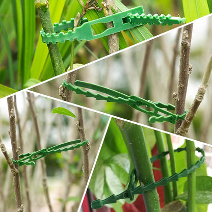 100 PCS Adjustable Plant Ties, 6.7" Reusable Garden Ties