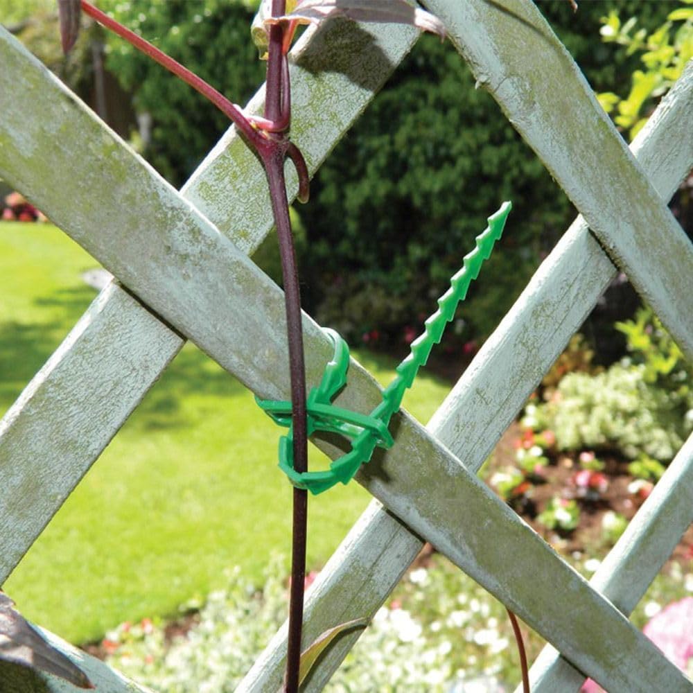 100 PCS Adjustable Plant Ties, 6.7" Reusable Garden Ties