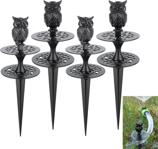Hose Guides for Garden Heavy Duty Metal Water Hose Guards for Flower Beds Garden Stake Spike Cast Iron Plant Protector for Lawn Yard Ground Outside Flower Bed