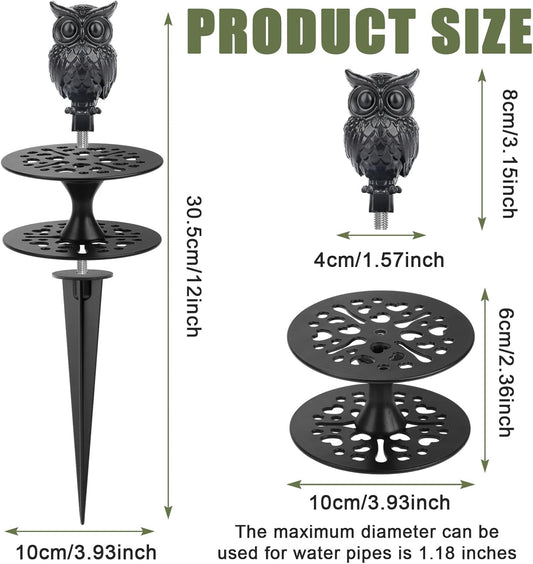 Hose Guides for Garden Heavy Duty Metal Water Hose Guards for Flower Beds Garden Stake Spike Cast Iron Plant Protector for Lawn Yard Ground Outside Flower Bed