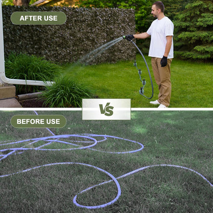 Hose Guides for Garden Heavy Duty Metal Water Hose Guards for Flower Beds Garden Stake Spike Cast Iron Plant Protector for Lawn Yard Ground Outside Flower Bed