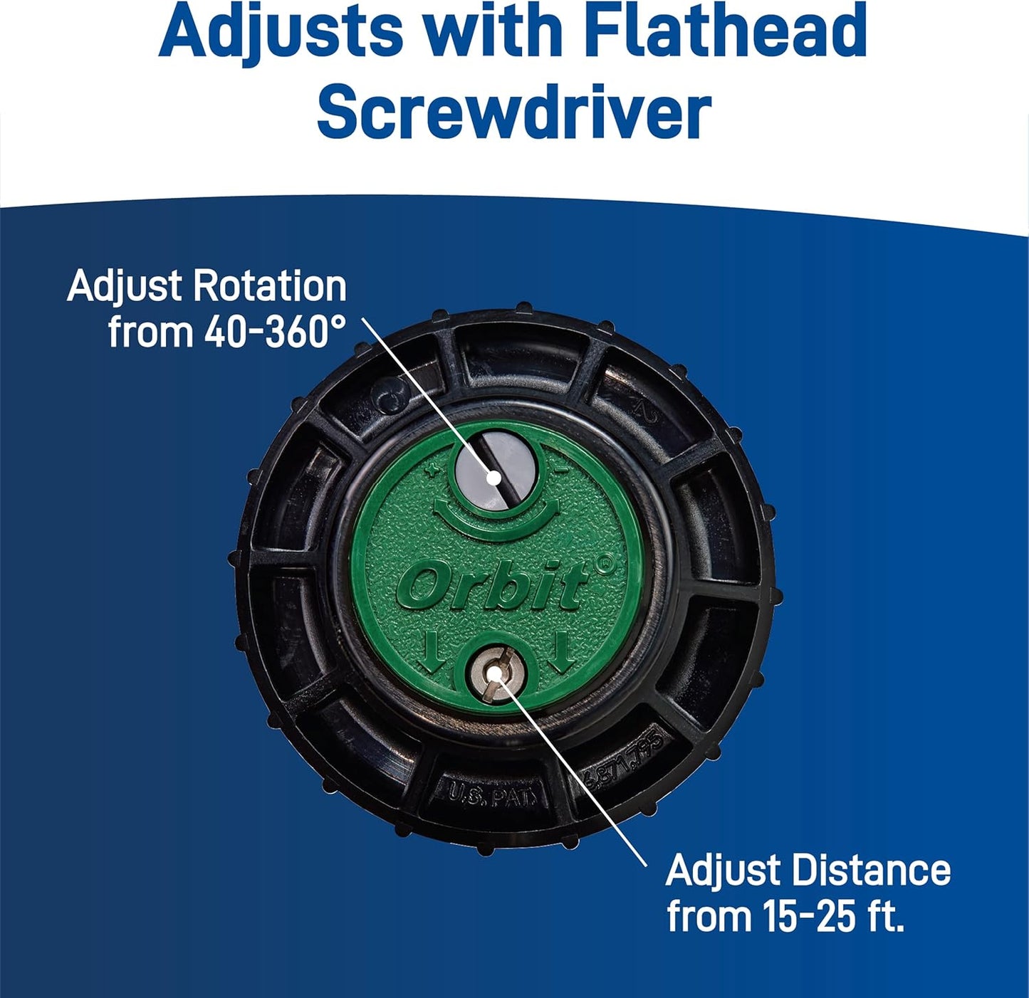 55469 Saturn III Gear-Drive Rotor Water Sprinkler (2-Pack)