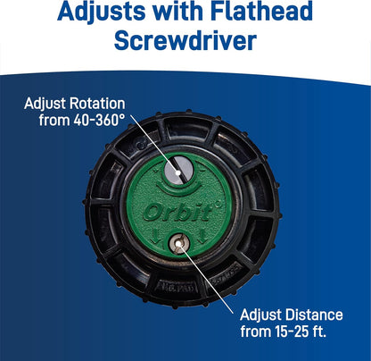 55469 Saturn III Gear-Drive Rotor Water Sprinkler (2-Pack)