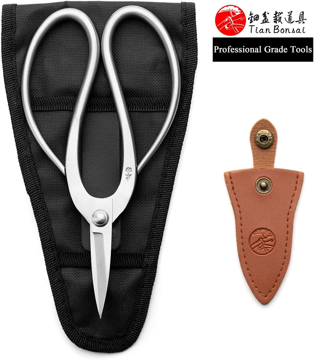 Bonsai Scissors Professional Grade Bonsai Shears Alloy Steel Bonsai Tools Equip With Tool Bag (MT-LBS-180)