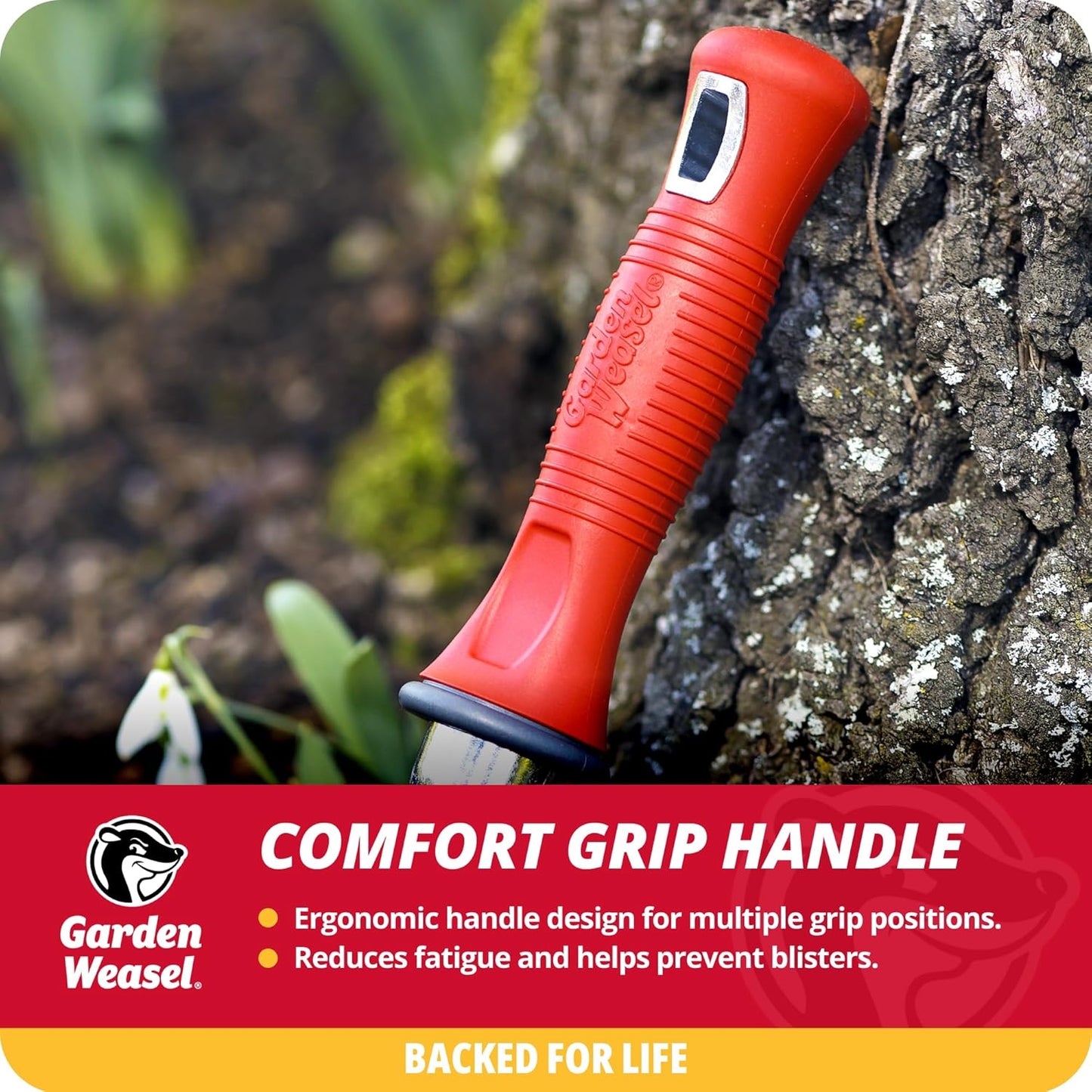 3Piece Hand Tool Set Trowel Transplanter Cultivator Gardening