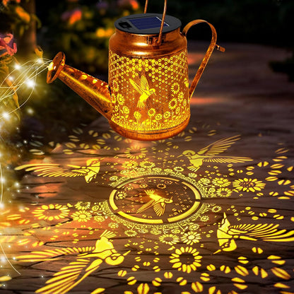 Solar Watering Can with Lights, Birthday Gifts for Mom Women Mother's Day, Outdoor Garden Decor Sunflower Solar Garden Lights for Outdoor Pathway Yard Lawn Patio, Waterproof Gardening Decorations