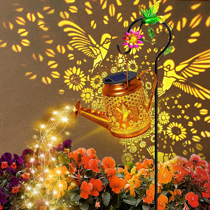 Solar Watering Can with Lights, Birthday Gifts for Mom Women Mother's Day, Outdoor Garden Decor Sunflower Solar Garden Lights for Outdoor Pathway Yard Lawn Patio, Waterproof Gardening Decorations