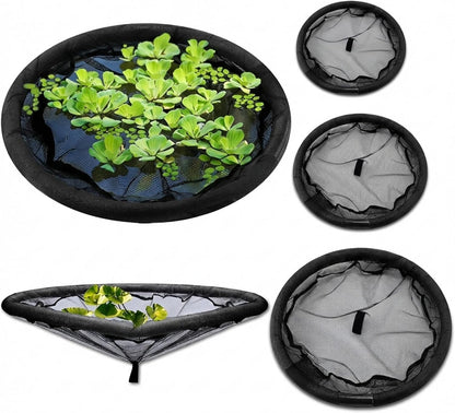 3 Pack Floating Plant Barrier Floating Island Plant Protector, Flora Fish Barrier for Garden Water Features Pond Protection(35/32/24 Inches)