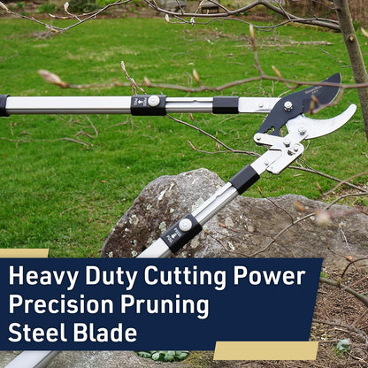 Tree Trimmer Loppers with 26" - 40" Long Handles