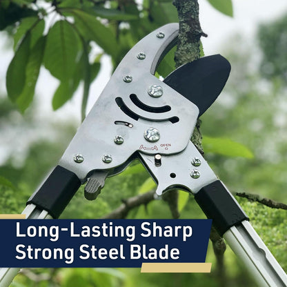 Tree Trimmer Loppers with 26" - 40" Long Handles