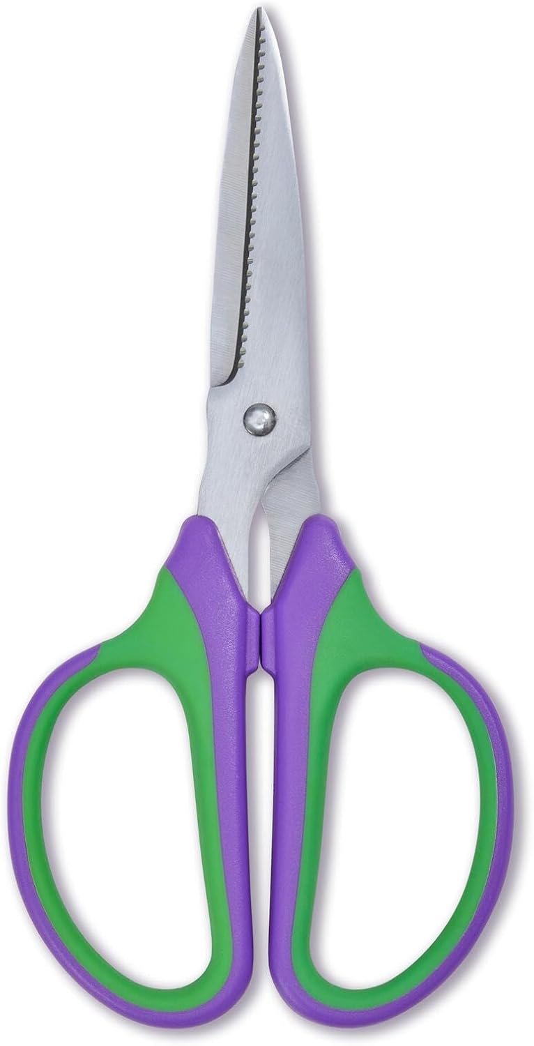 Floral Shears 7.5 Inch Purple