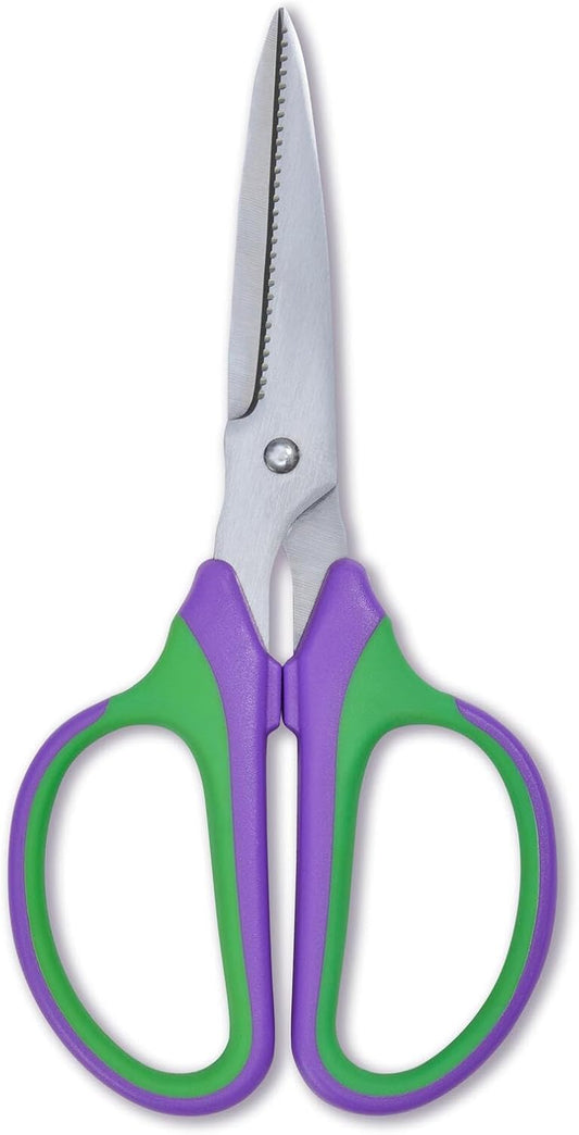 Floral Shears 7.5 Inch Purple