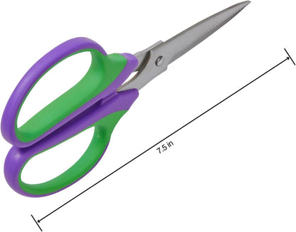 Floral Shears 7.5 Inch Purple