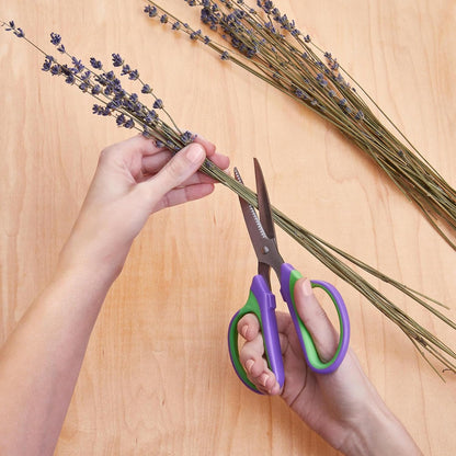 Floral Shears 7.5 Inch Purple