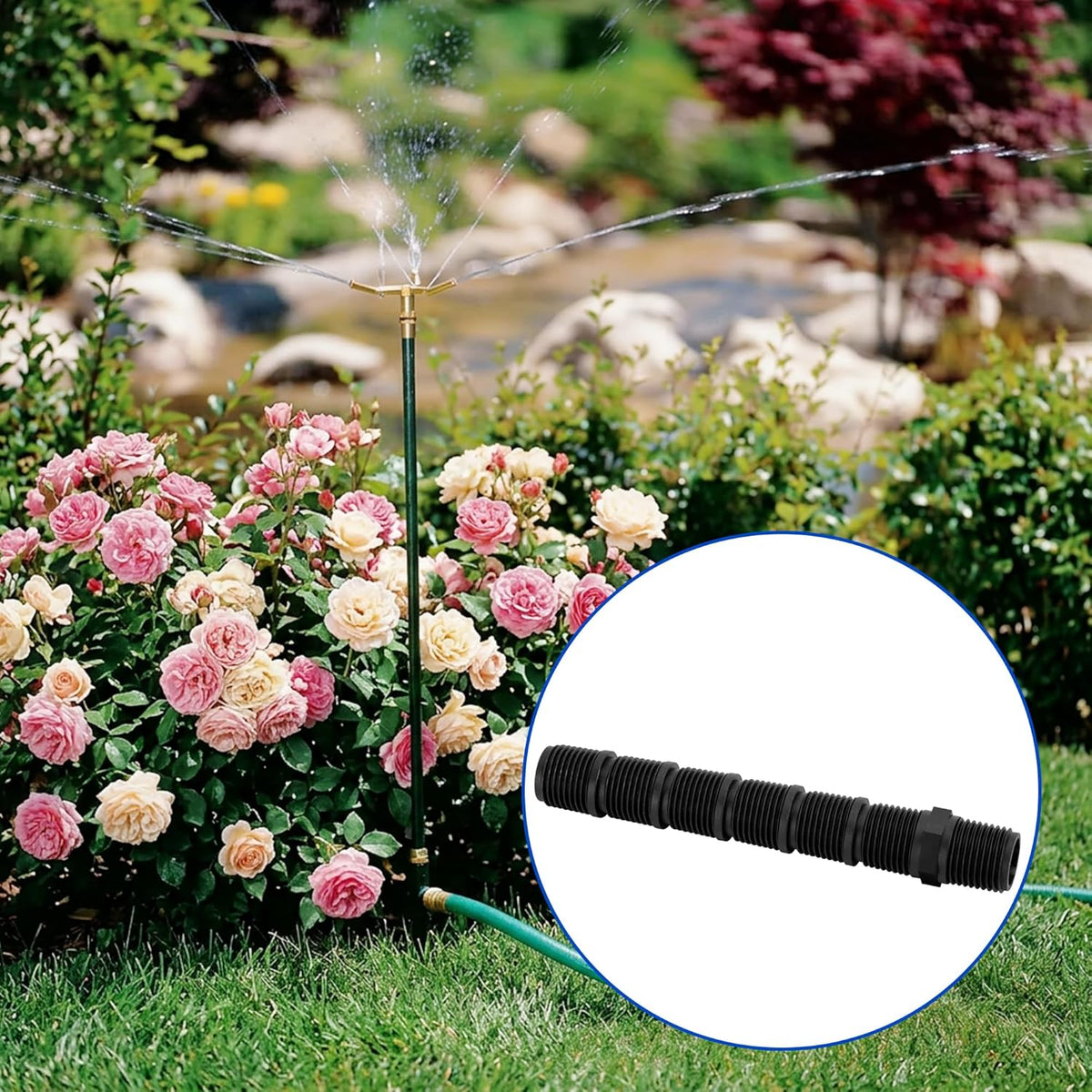 30 Pcs Cut-Off Sprinkler Rise, Cuttable Sprinkler Extension Riser