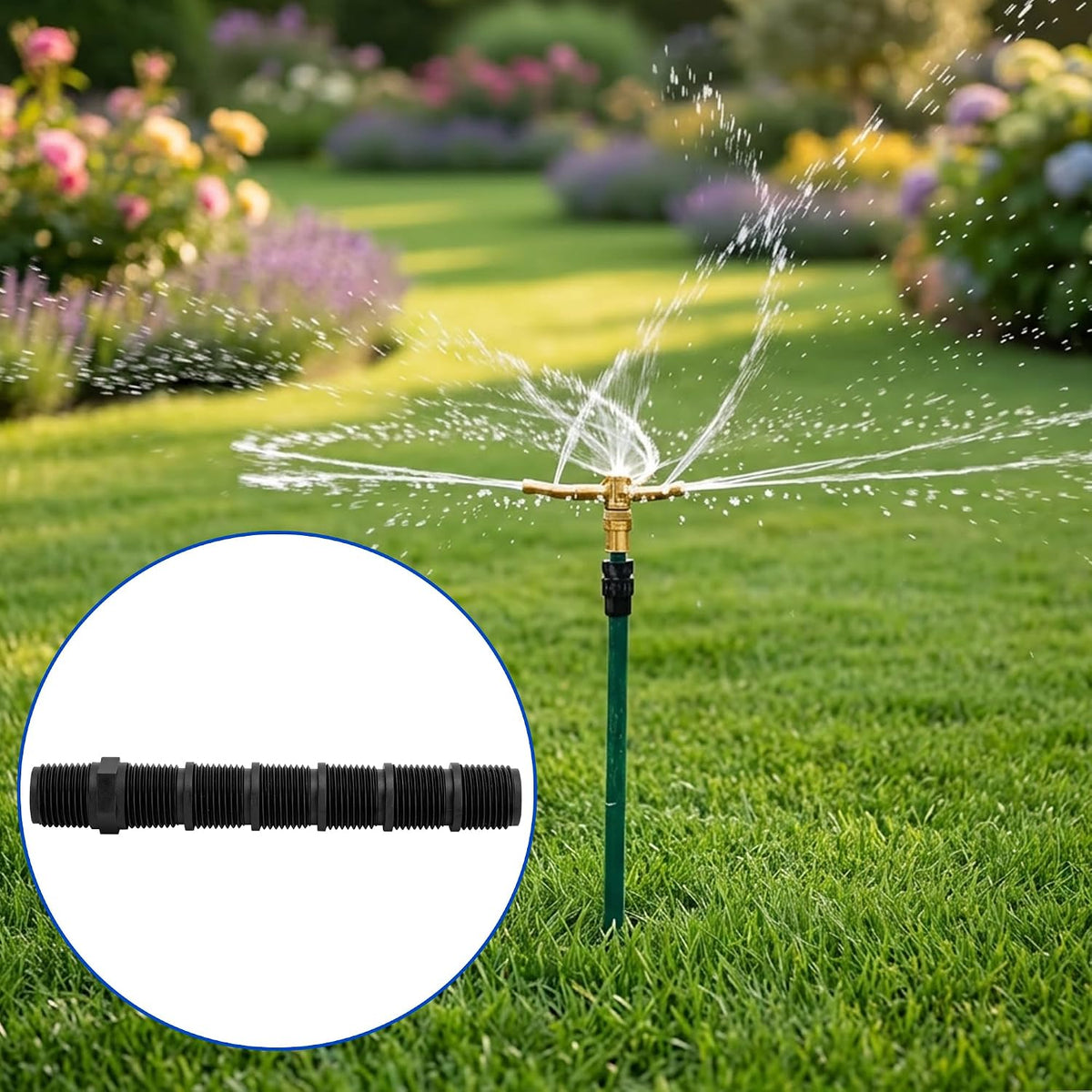30 Pcs Cut-Off Sprinkler Rise, Cuttable Sprinkler Extension Riser