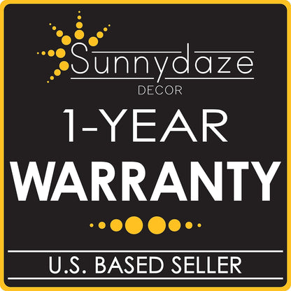 Sunnydaze 48" Black Metal Garden Trellis for Climbing Plants, 2-Pack