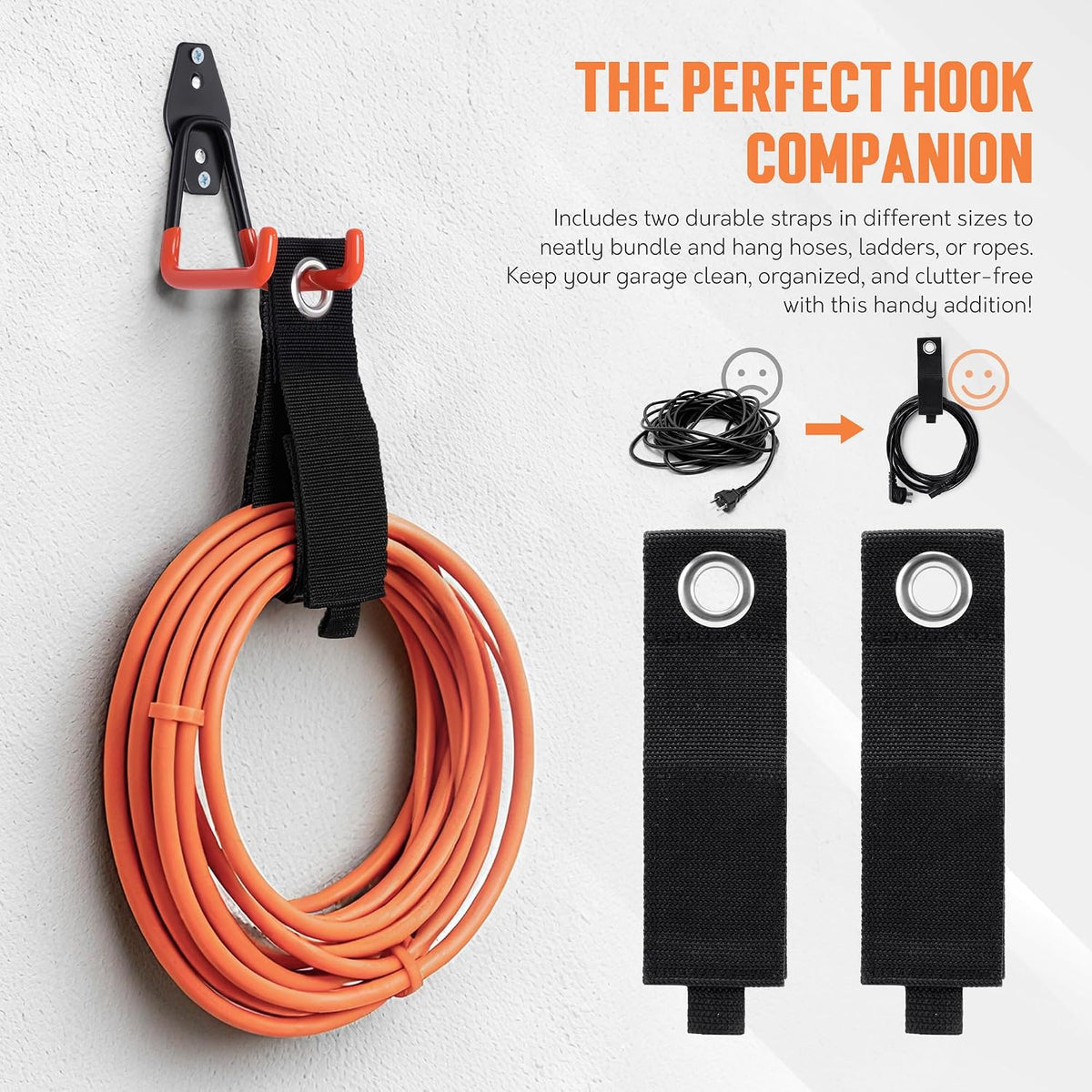 Garage Hooks, 20 Pack Wall Storage Hooks for Bike, Ladder and Tools