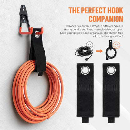 Garage Hooks, 20 Pack Wall Storage Hooks for Bike, Ladder and Tools