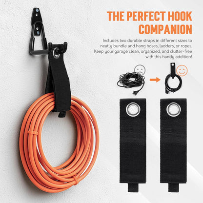 Garage Hooks, 20 Pack Wall Storage Hooks for Bike, Ladder and Tools