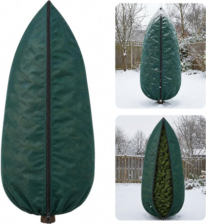 Zip A Tree Plant Cover Freeze Protection, Winter Plant Protector Bag