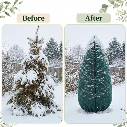 Zip A Tree Plant Cover Freeze Protection, Winter Plant Protector Bag